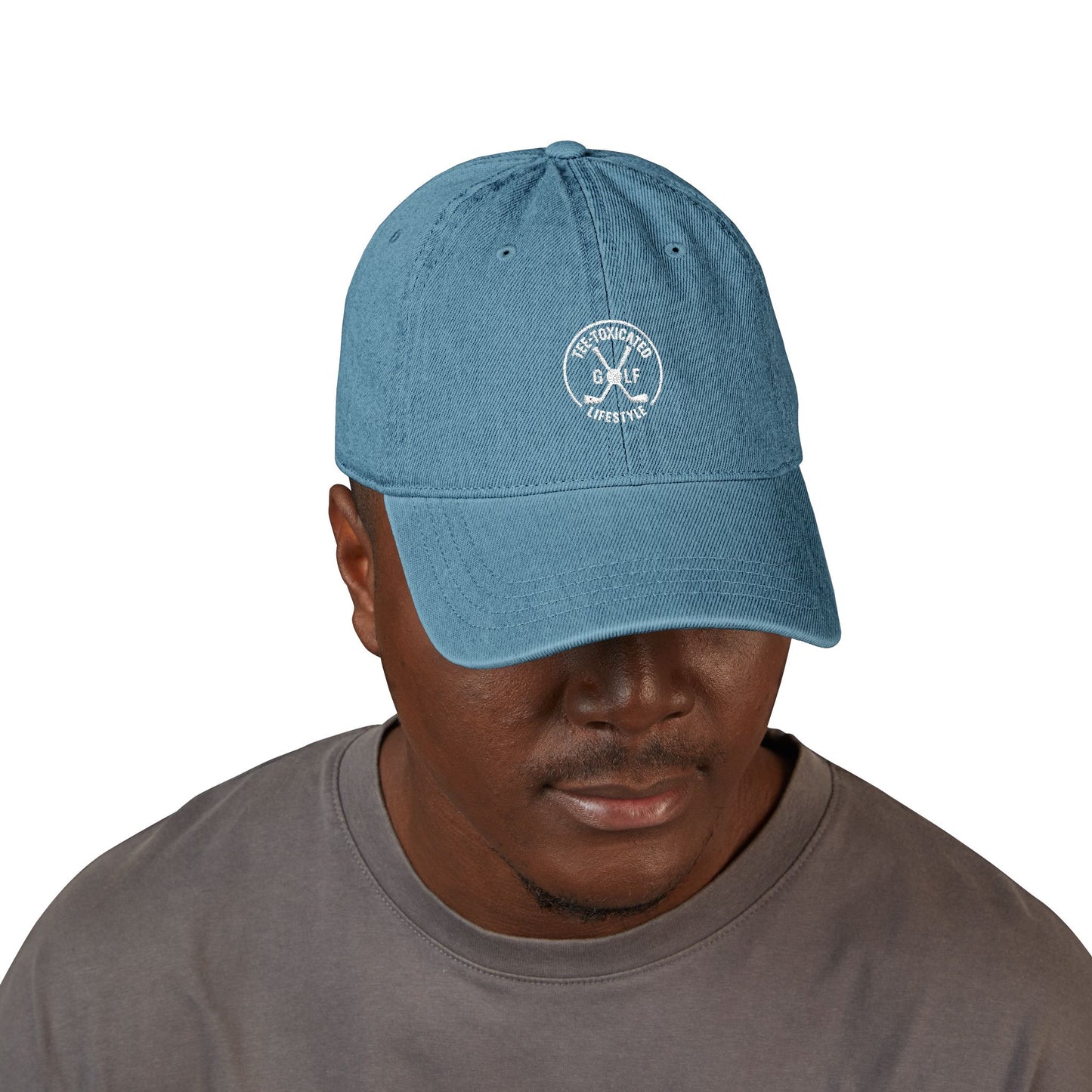 Classic Denim Lifestyle Hat — Tee‑Toxicated Embroidered Cap