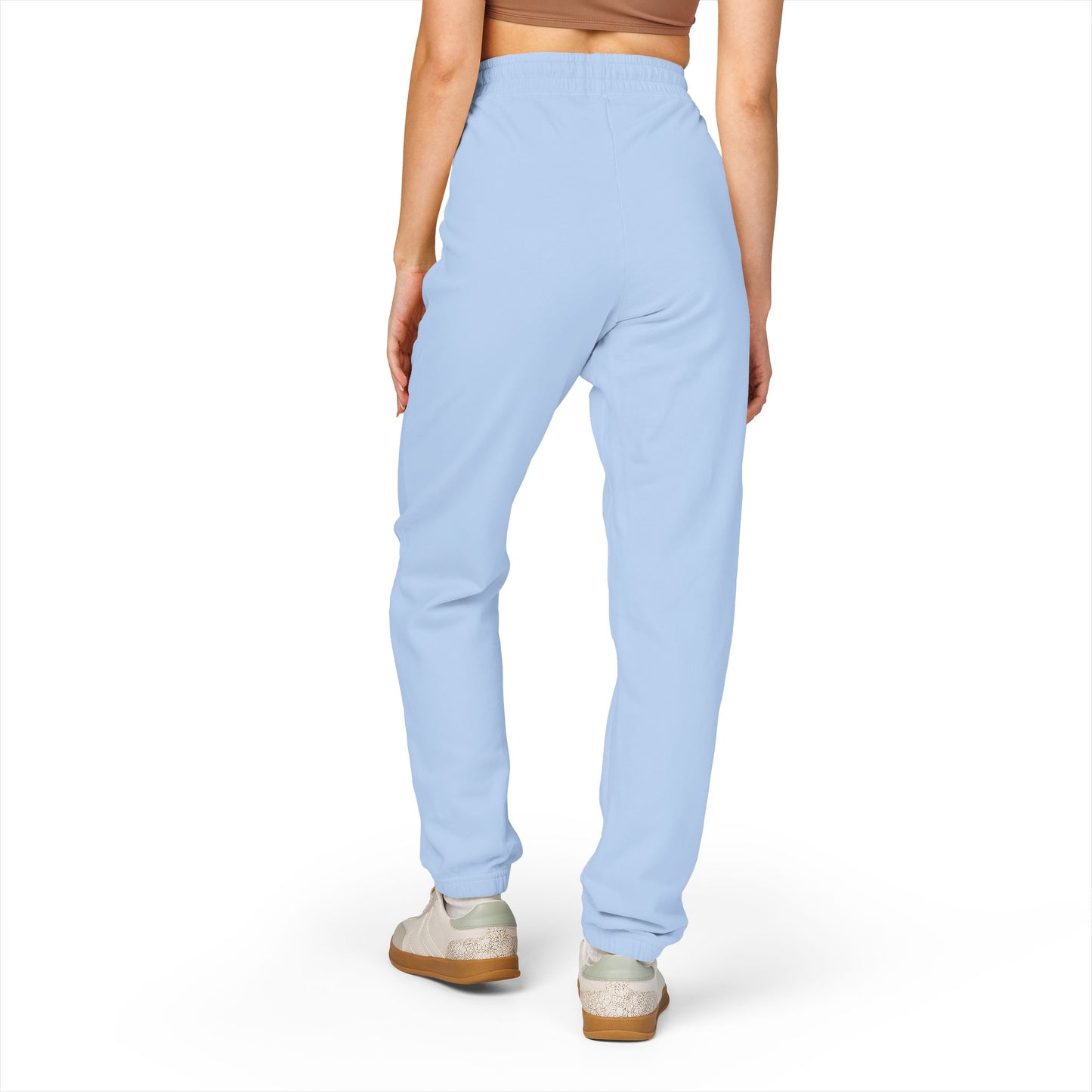 Chipsey O’Malley Embroidered Fleece Joggers — Women’s Garment‑Dyed Sweatpants