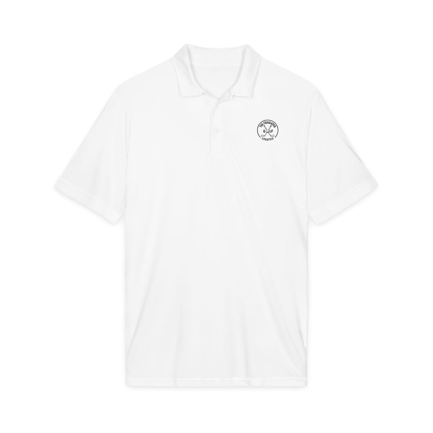 Embroidered Crew Logo Polo Shirt — Sporty Casual Work & Teamwear