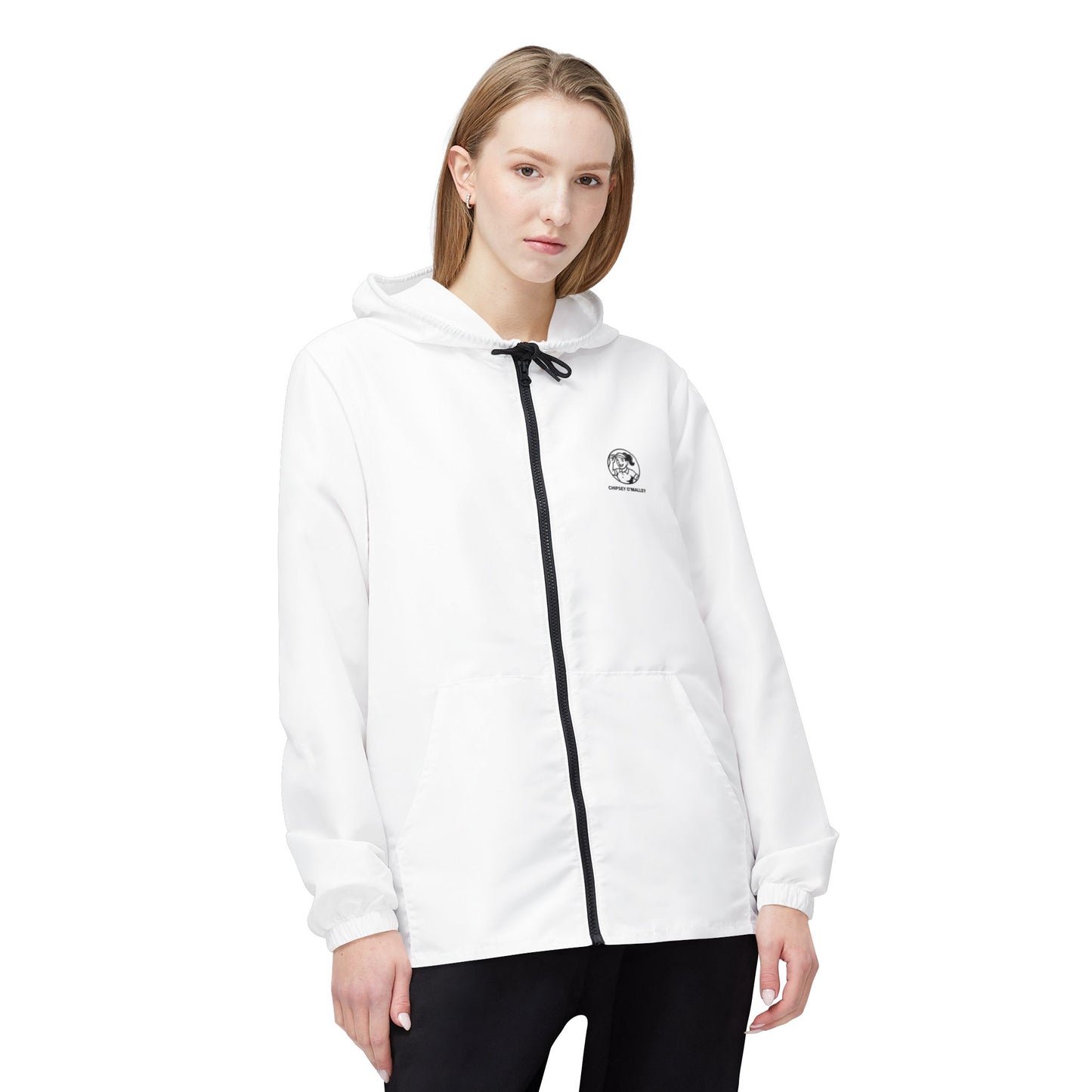 Women’s On‑Course Lightweight Windbreaker — Hooded, Water‑Resistant, Minimal Logo