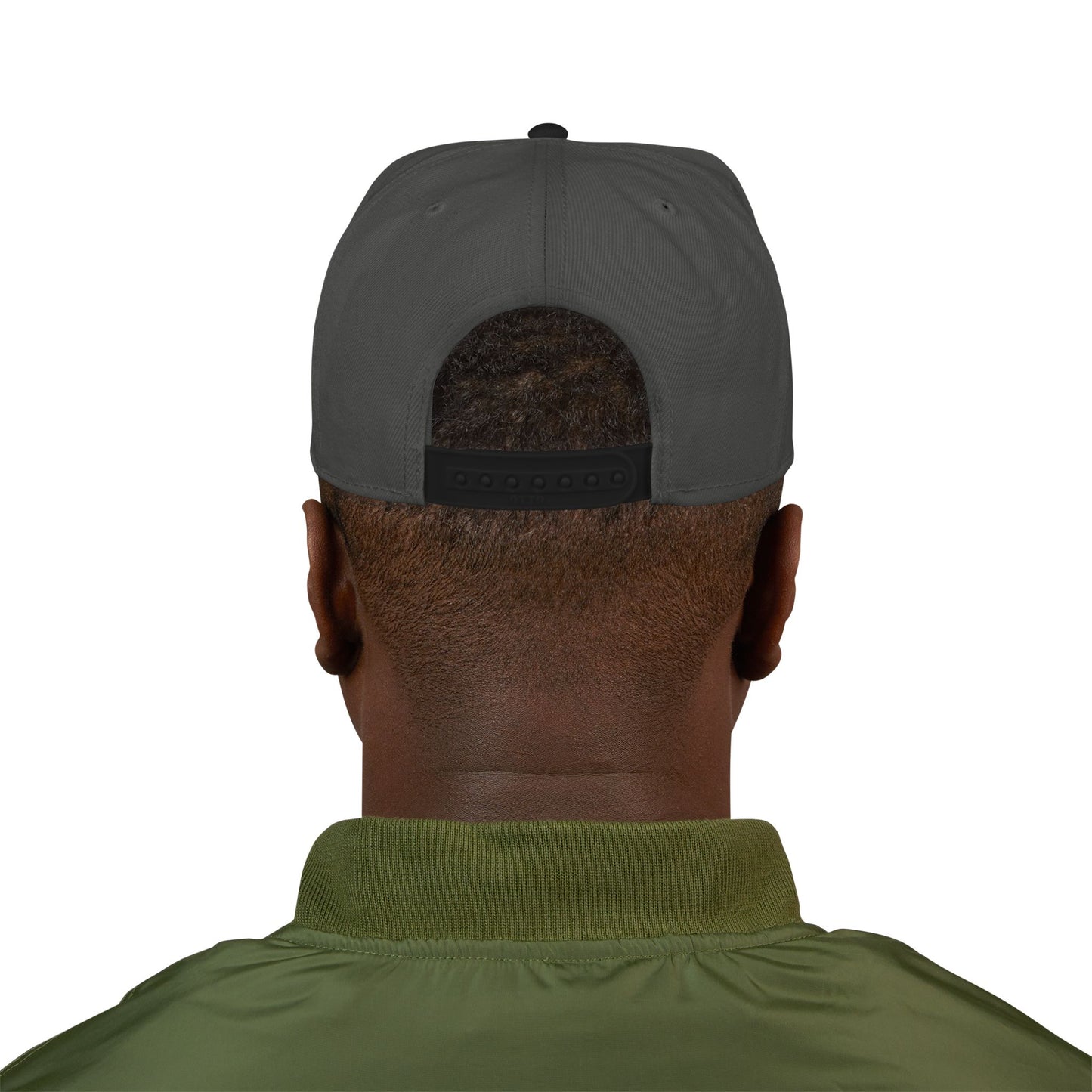 Premium Flat‑Brim Snapback — Structured Fit, Embroidered Patch
