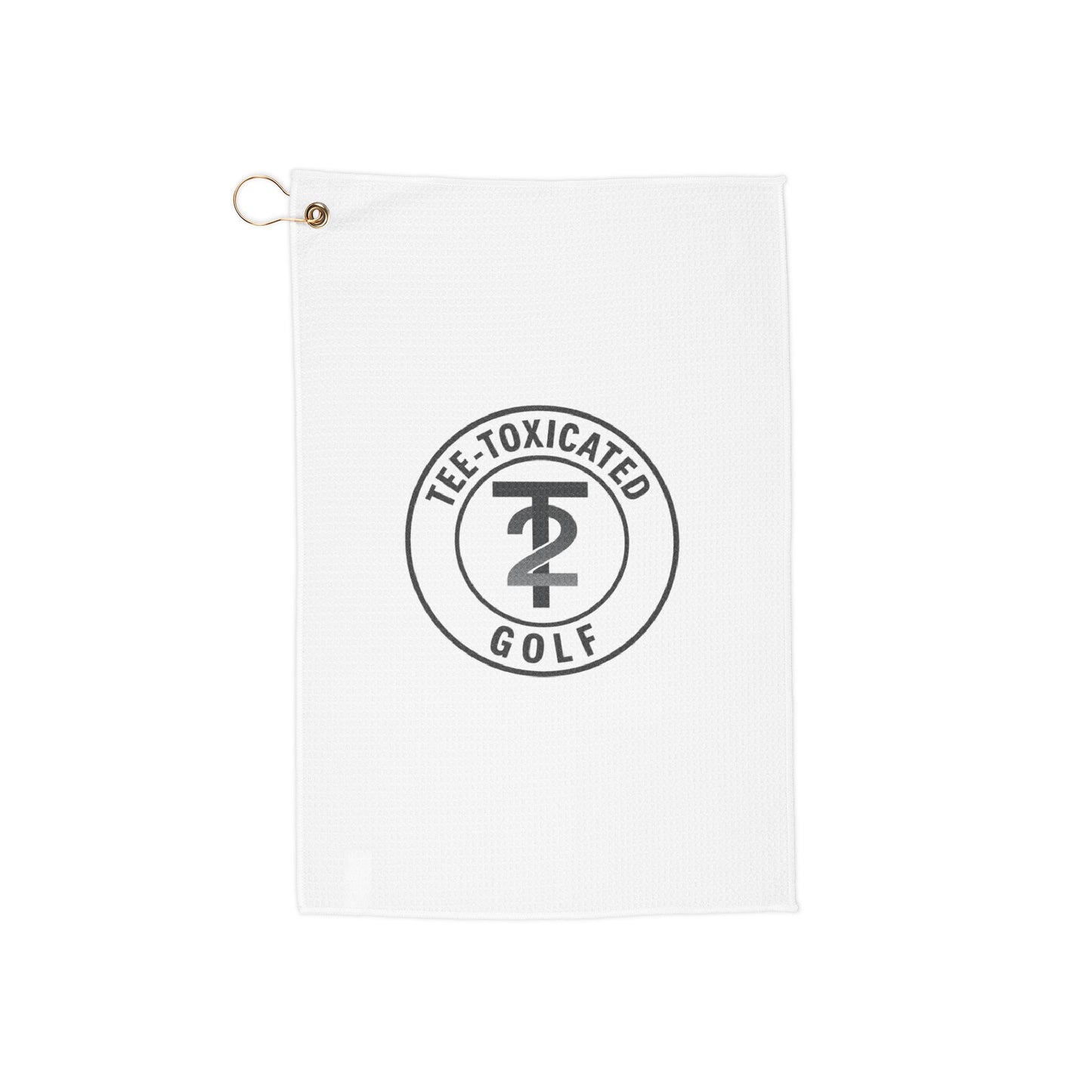Tee‑Toxicated Golf Towel — Microfiber, Ultra‑Absorbent, Embroidered Crest