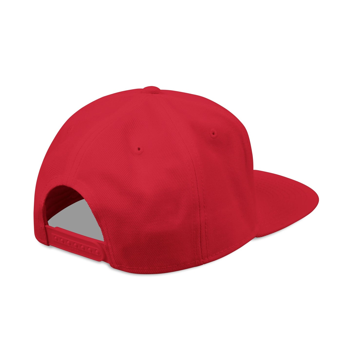 Premium Flat‑Brim Snapback — Structured Fit, Embroidered Patch