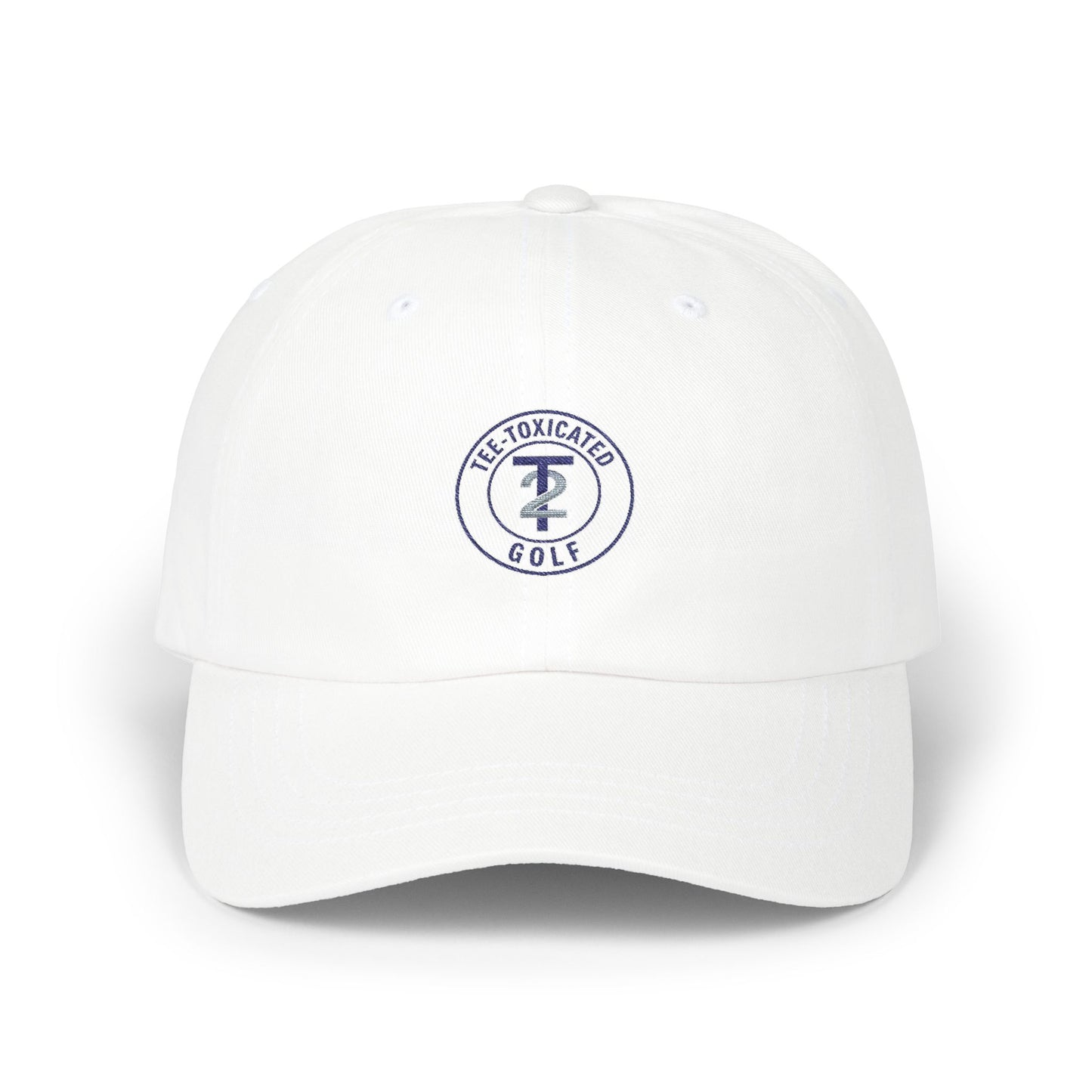 Classic Cotton Dad Cap — “Tee‑Toxicated” Embroidered Logo