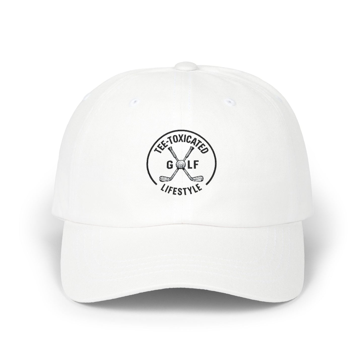 Golf Lifestyle Dad Cap — “Tee-Toxicated” Embroidered Classic Hat