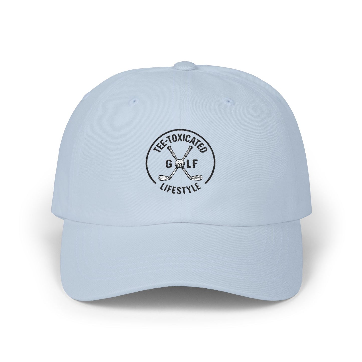 Golf Lifestyle Dad Cap — “Tee-Toxicated” Embroidered Classic Hat