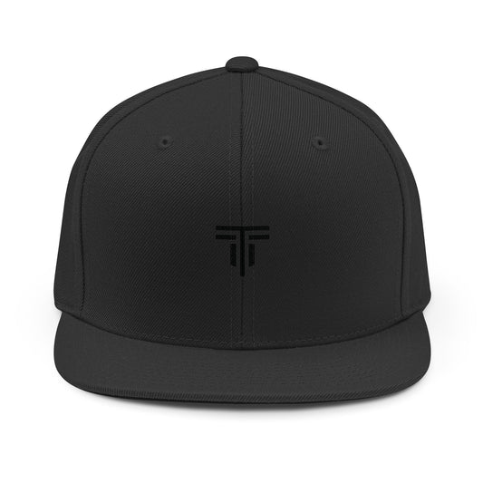 Premium Flat‑Brim Golf Snapback — Structured Fit, Embroidered Logo