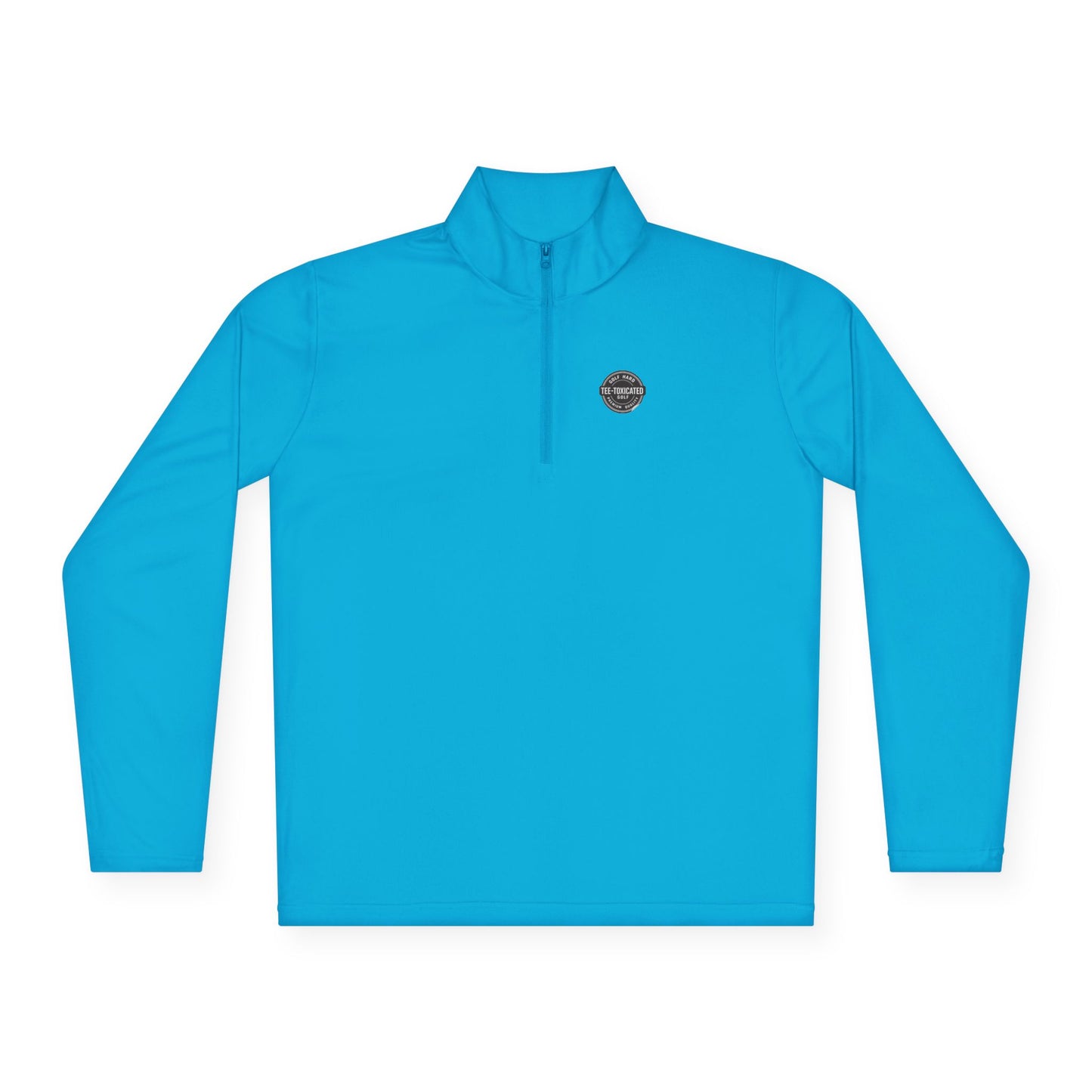 Embroidered Circle Logo Quarter-Zip Pullover