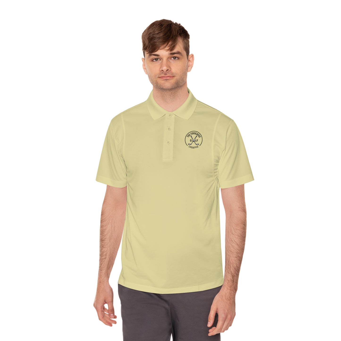 Tee‑Toxicated Performance Polo — On‑Course Comfort, Left‑Chest Logo