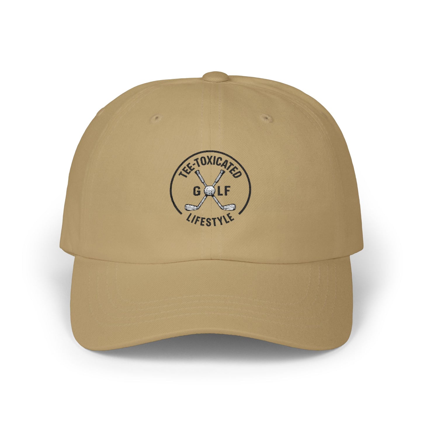 Golf Lifestyle Dad Cap — “Tee-Toxicated” Embroidered Classic Hat