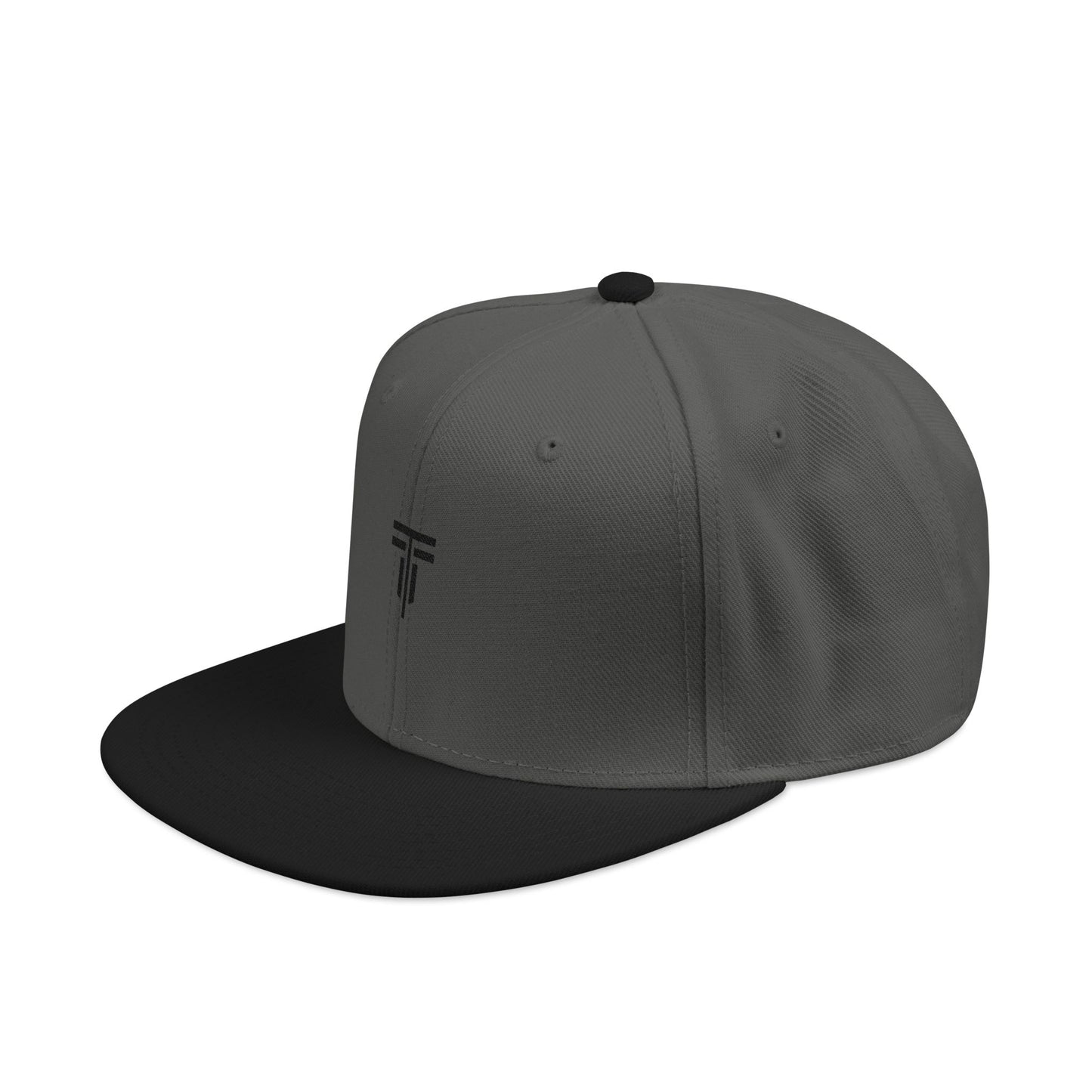Premium Flat‑Brim Snapback — Structured Fit, Embroidered Patch
