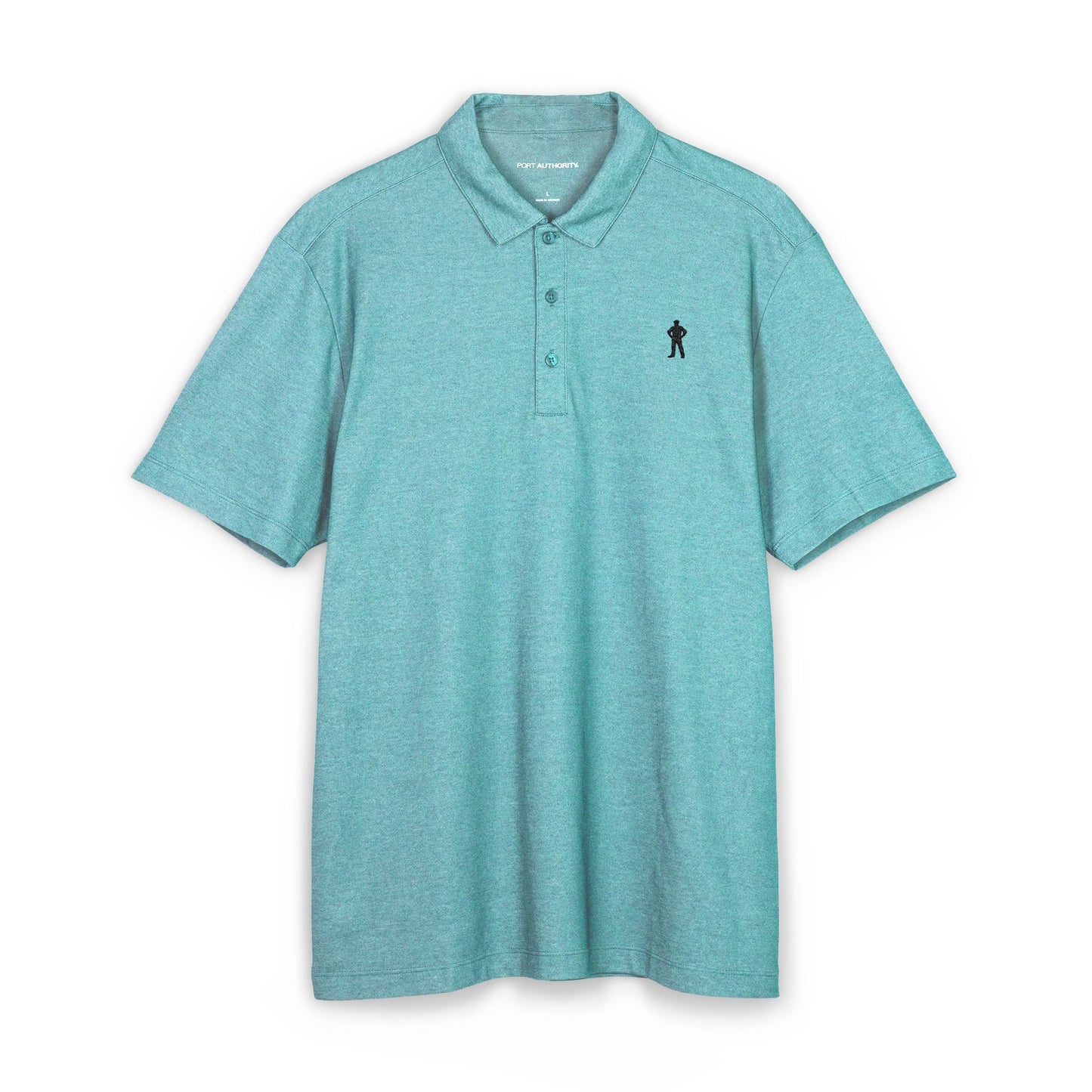 Tee‑Toxicated Performance Polo — Signature Silhouette Left‑Chest Logo