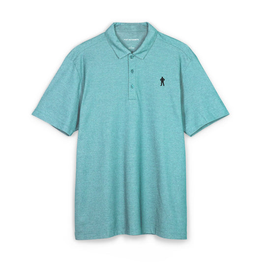 Tee‑Toxicated Performance Polo — Signature Silhouette Left‑Chest Logo