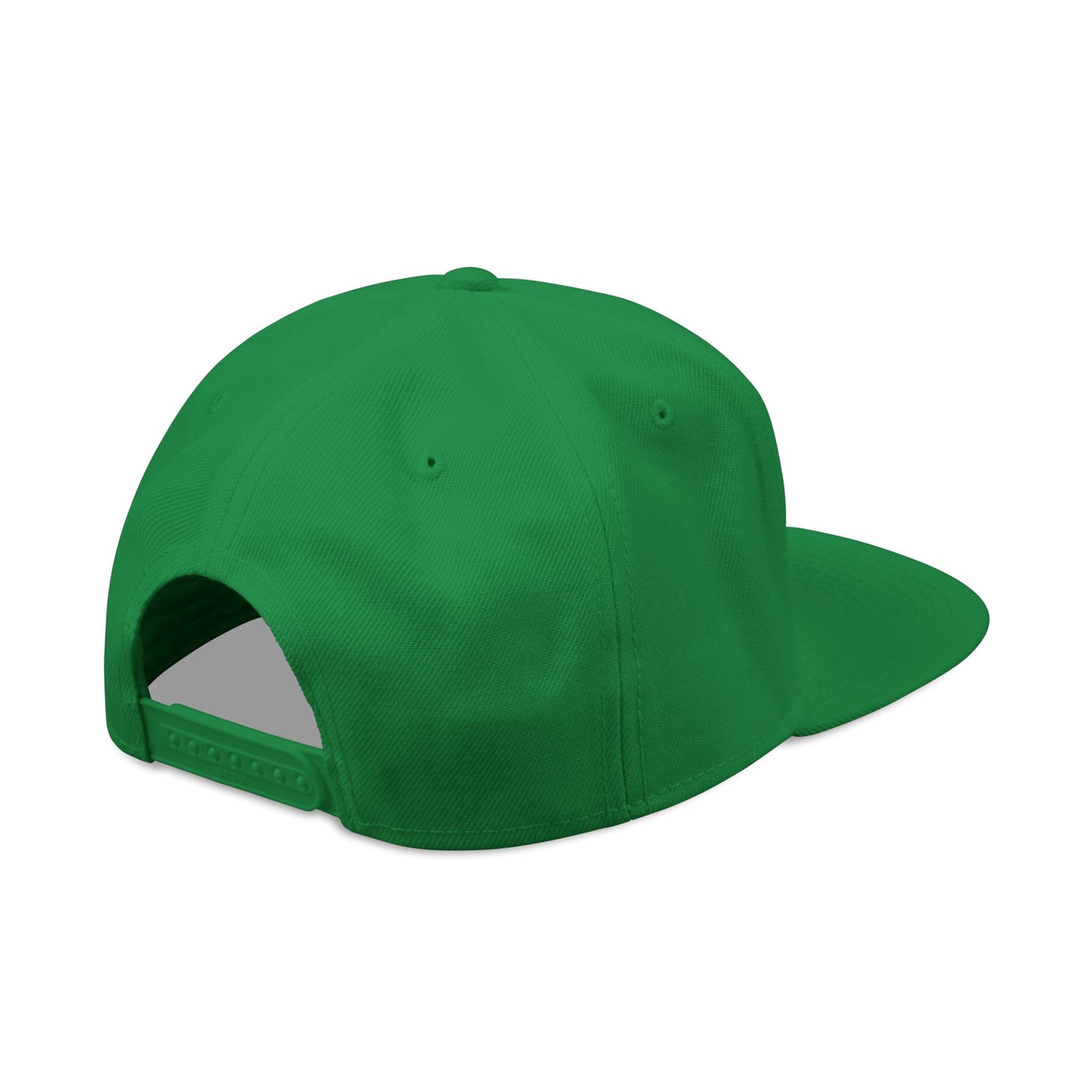 Premium Flat‑Brim Snapback — Structured Fit, Embroidered Patch