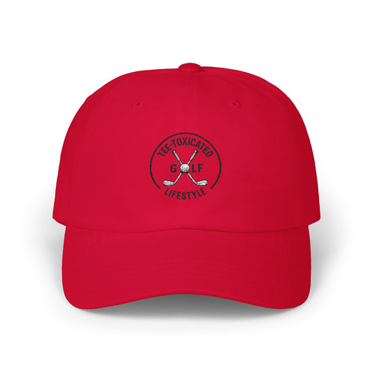 Golf Lifestyle Dad Cap — “Tee-Toxicated” Embroidered Classic Hat