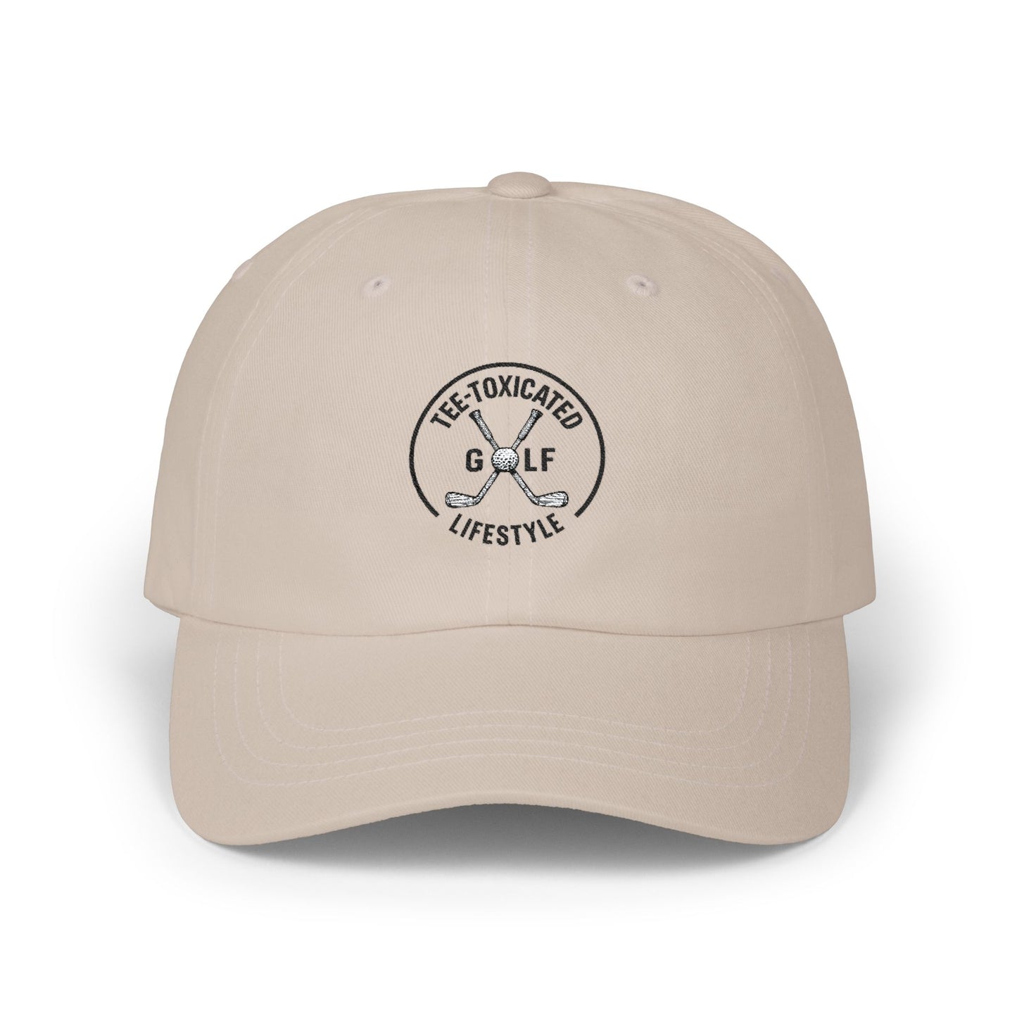 Golf Lifestyle Dad Cap — “Tee-Toxicated” Embroidered Classic Hat