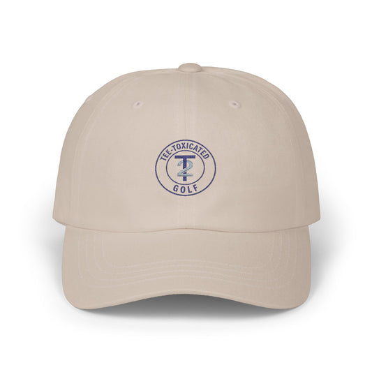 Classic Cotton Dad Cap — “Tee‑Toxicated” Embroidered Logo