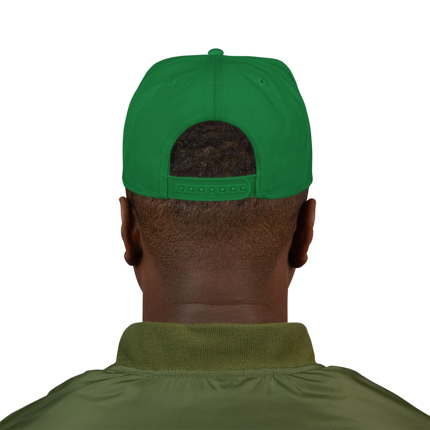Premium Flat‑Brim Snapback — Structured Fit, Embroidered Patch