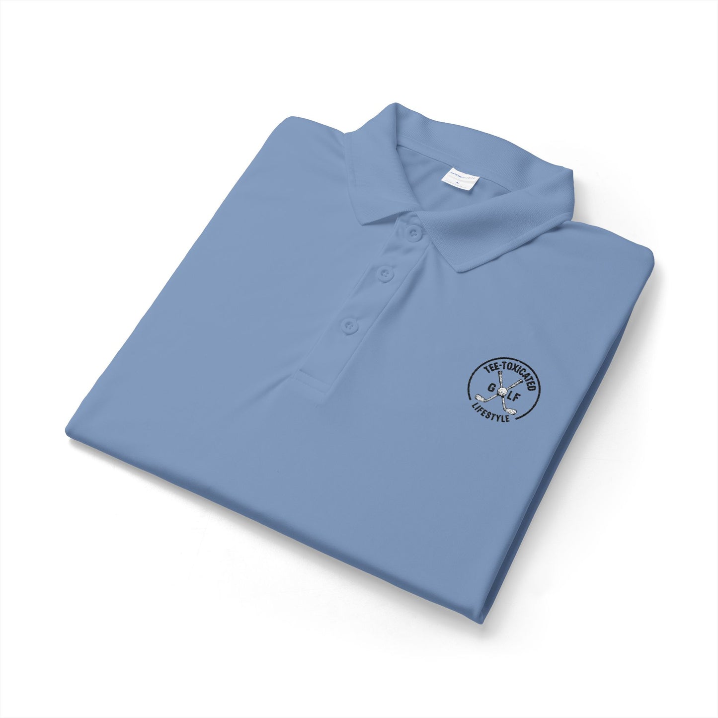 Tee‑Toxicated Performance Polo — On‑Course Comfort, Left‑Chest Logo