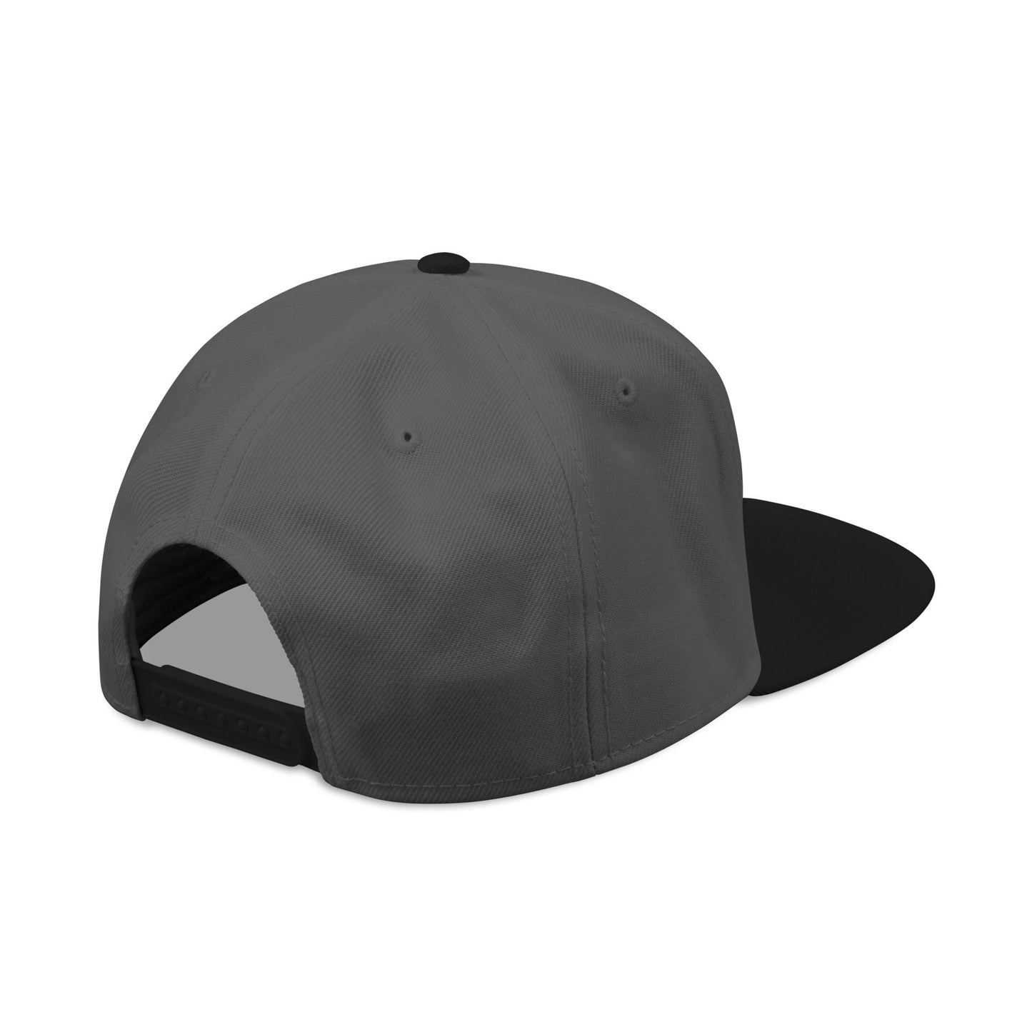 Premium Flat‑Brim Snapback — Structured Fit, Embroidered Patch