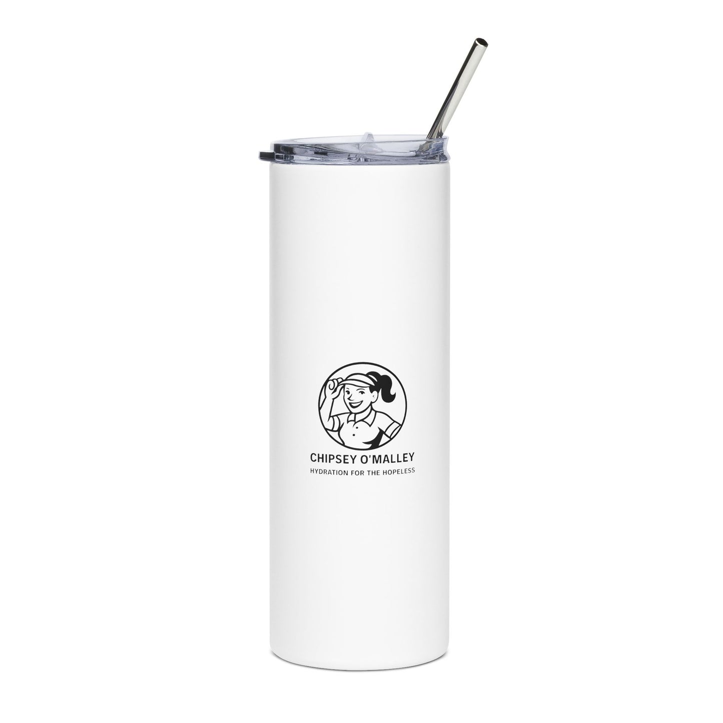 Chipsey O’Malley Slim Tumbler — 20oz Stainless Steel | Hydration for the Hopeless