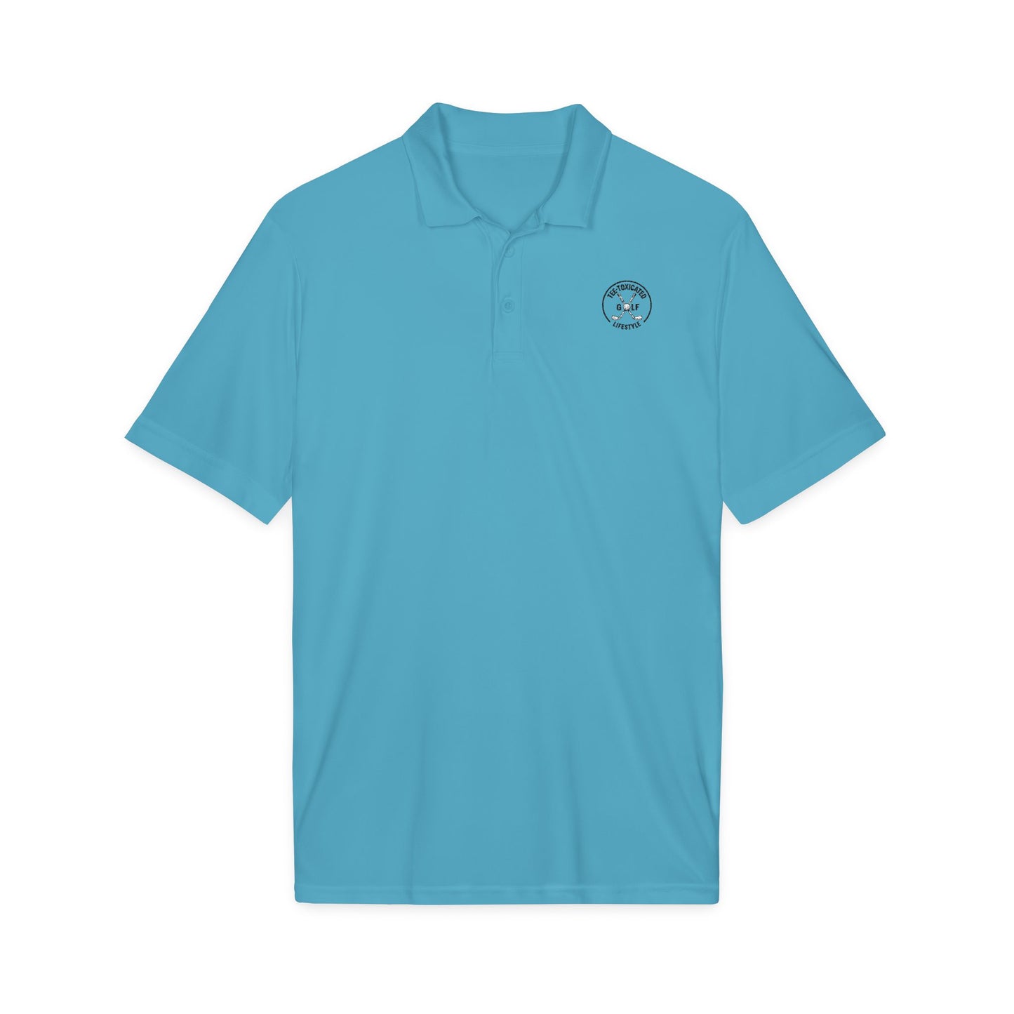 Embroidered Crew Logo Polo Shirt — Sporty Casual Work & Teamwear