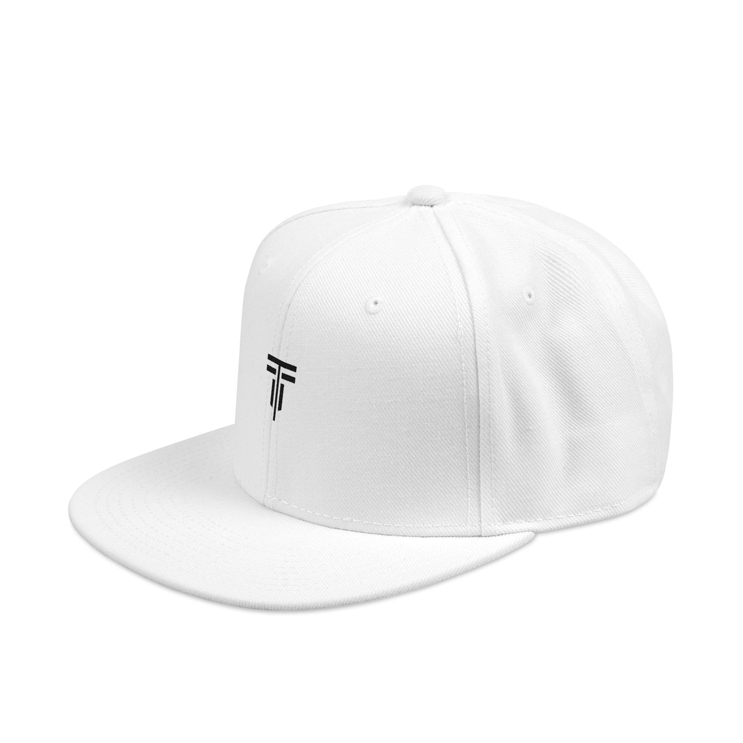 Premium Flat‑Brim Snapback — Structured Fit, Embroidered Patch