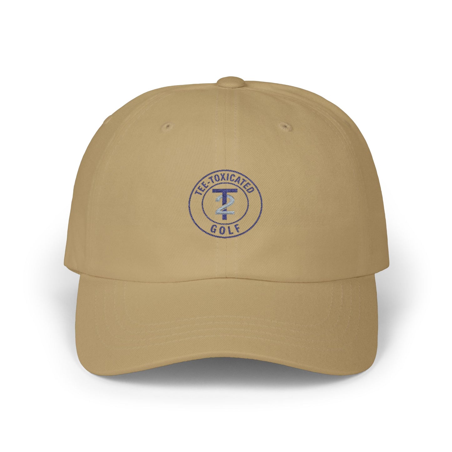 Classic Cotton Dad Cap — “Tee‑Toxicated” Embroidered Logo