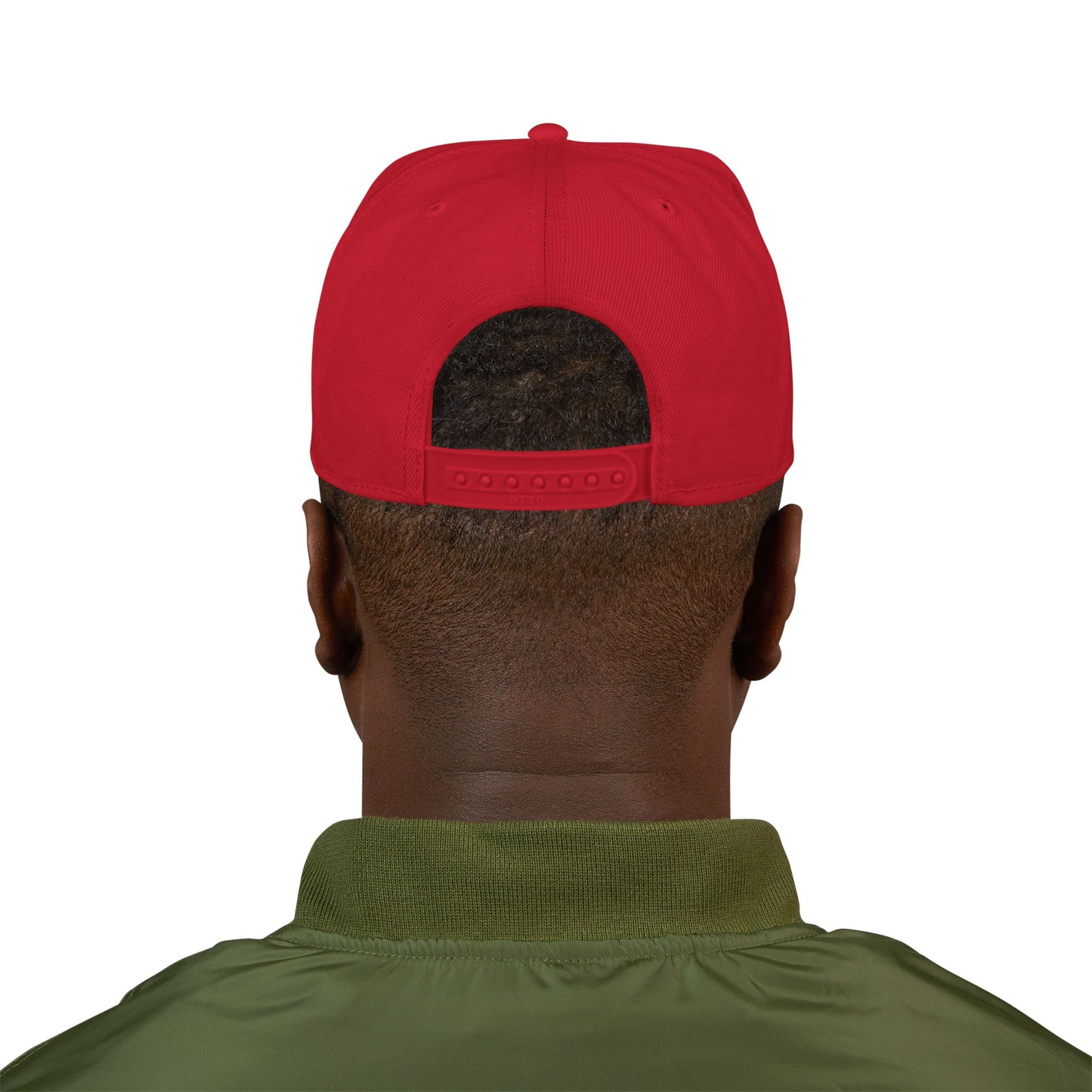 Premium Flat‑Brim Snapback — Structured Fit, Embroidered Patch