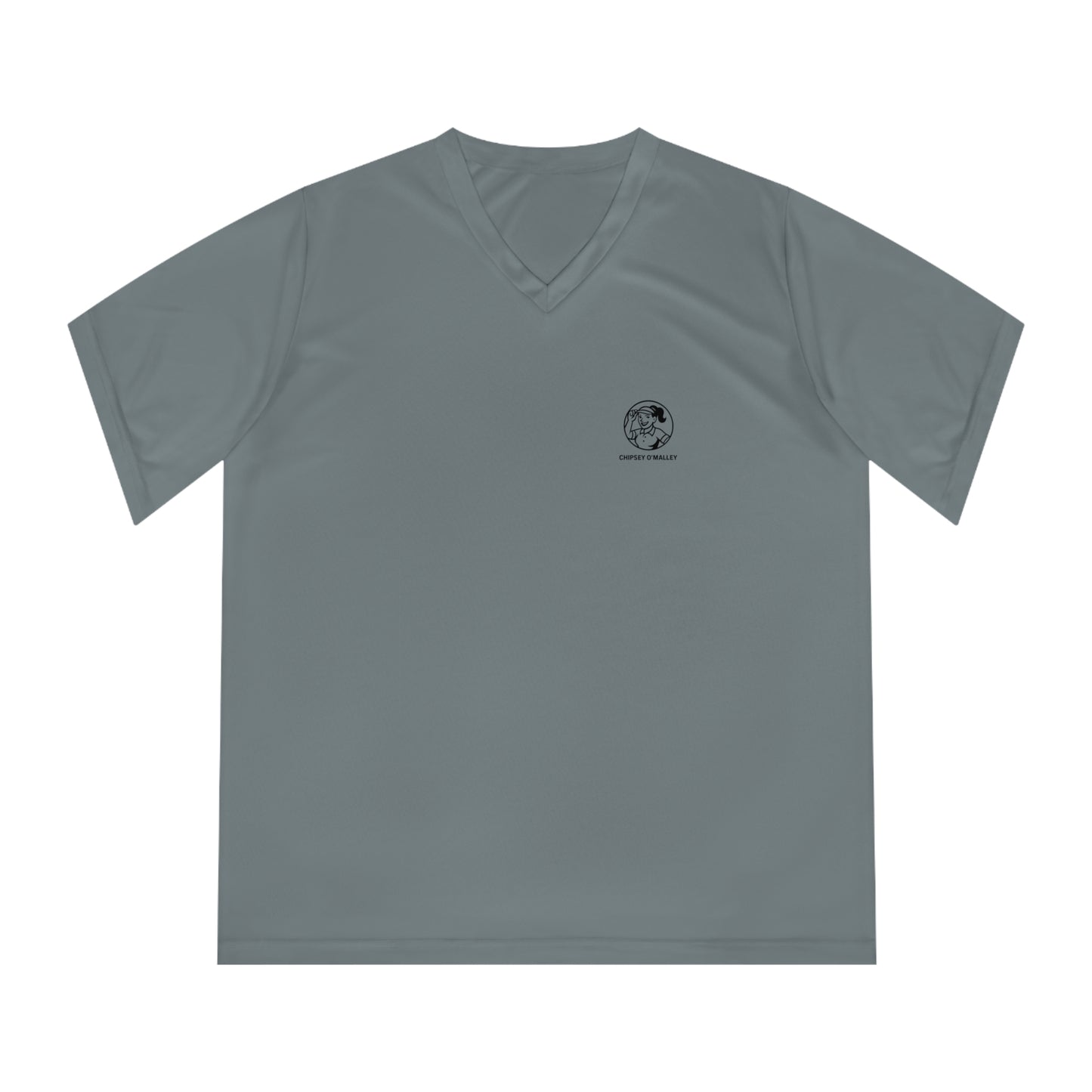 Women’s V‑Neck Performance Tee — Lightweight, UPF 40+, Clean Left‑Chest Emblem