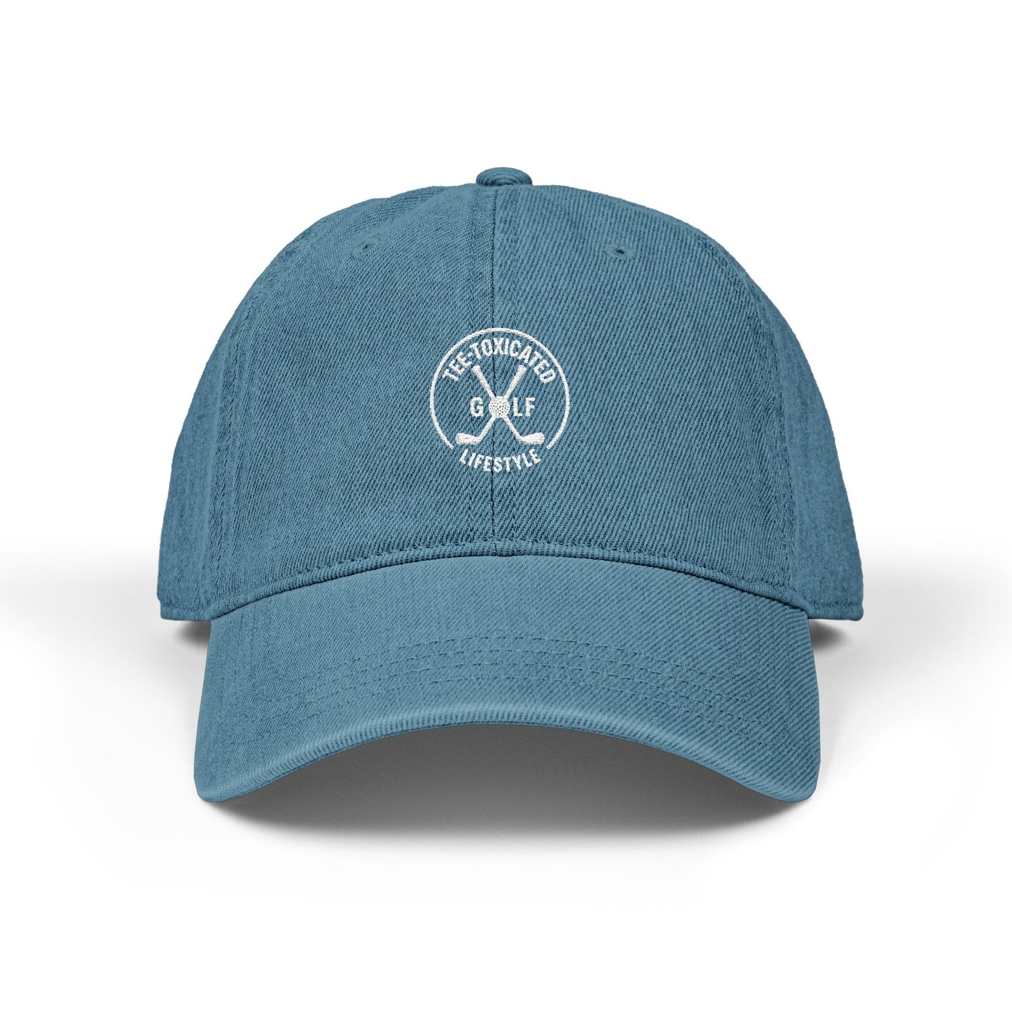 Classic Denim Lifestyle Hat — Tee‑Toxicated Embroidered Cap