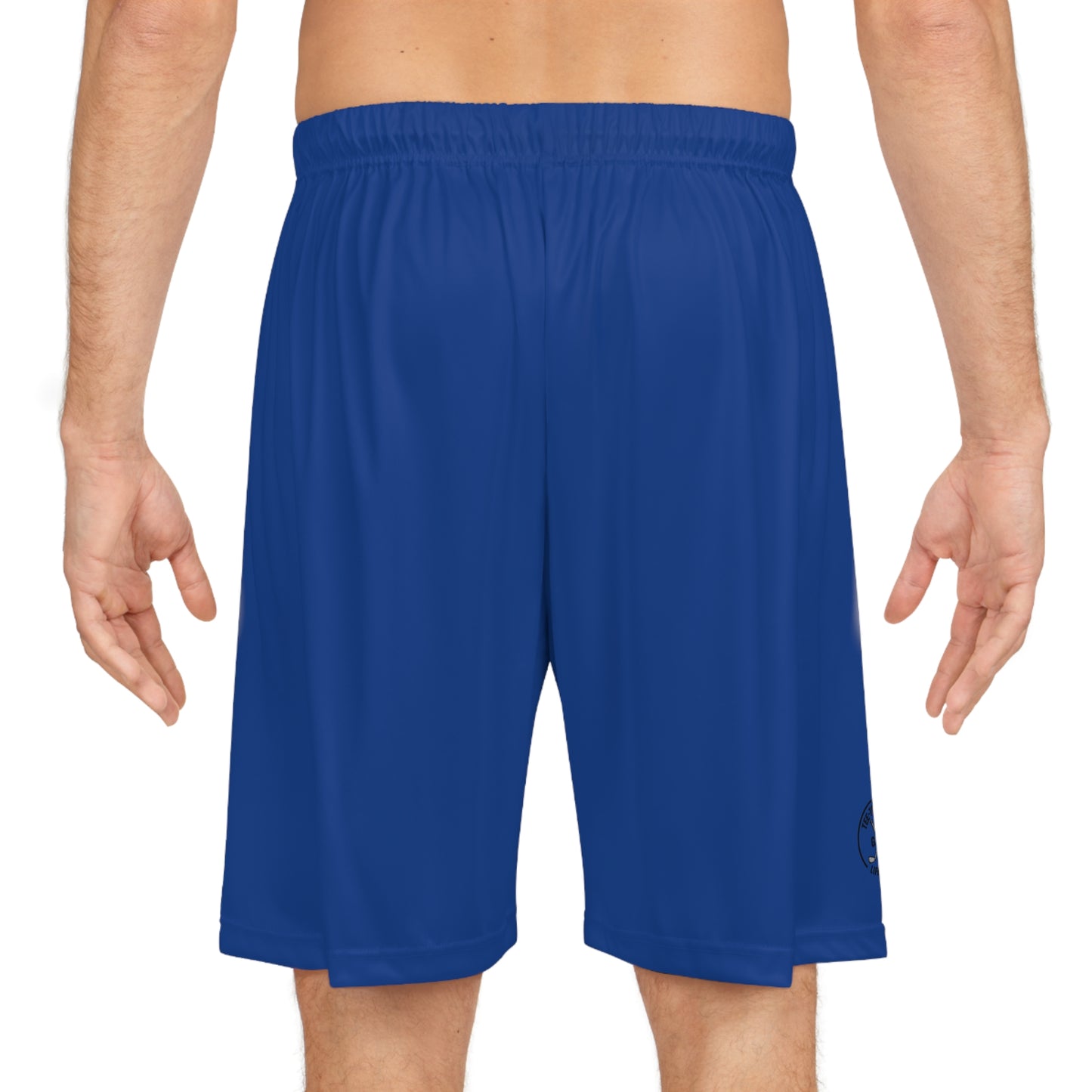 Tee‑Toxicated Golf Shorts | Royal Blue Performance Hem‑Logo Edition