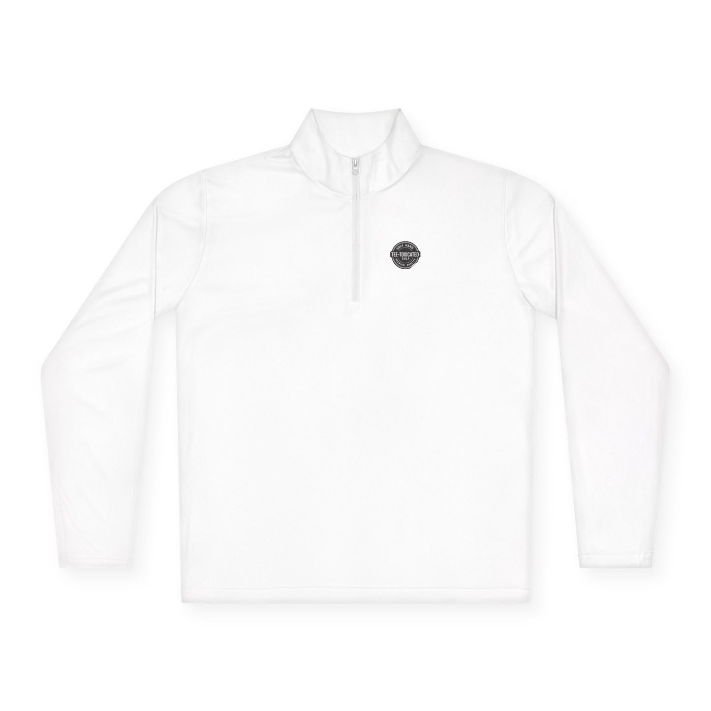 Embroidered Circle Logo Quarter-Zip Pullover