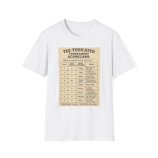 TEE-TOXICATED TOURNAMENT SCORECARD Official Scoring for the Semi-Sober Open