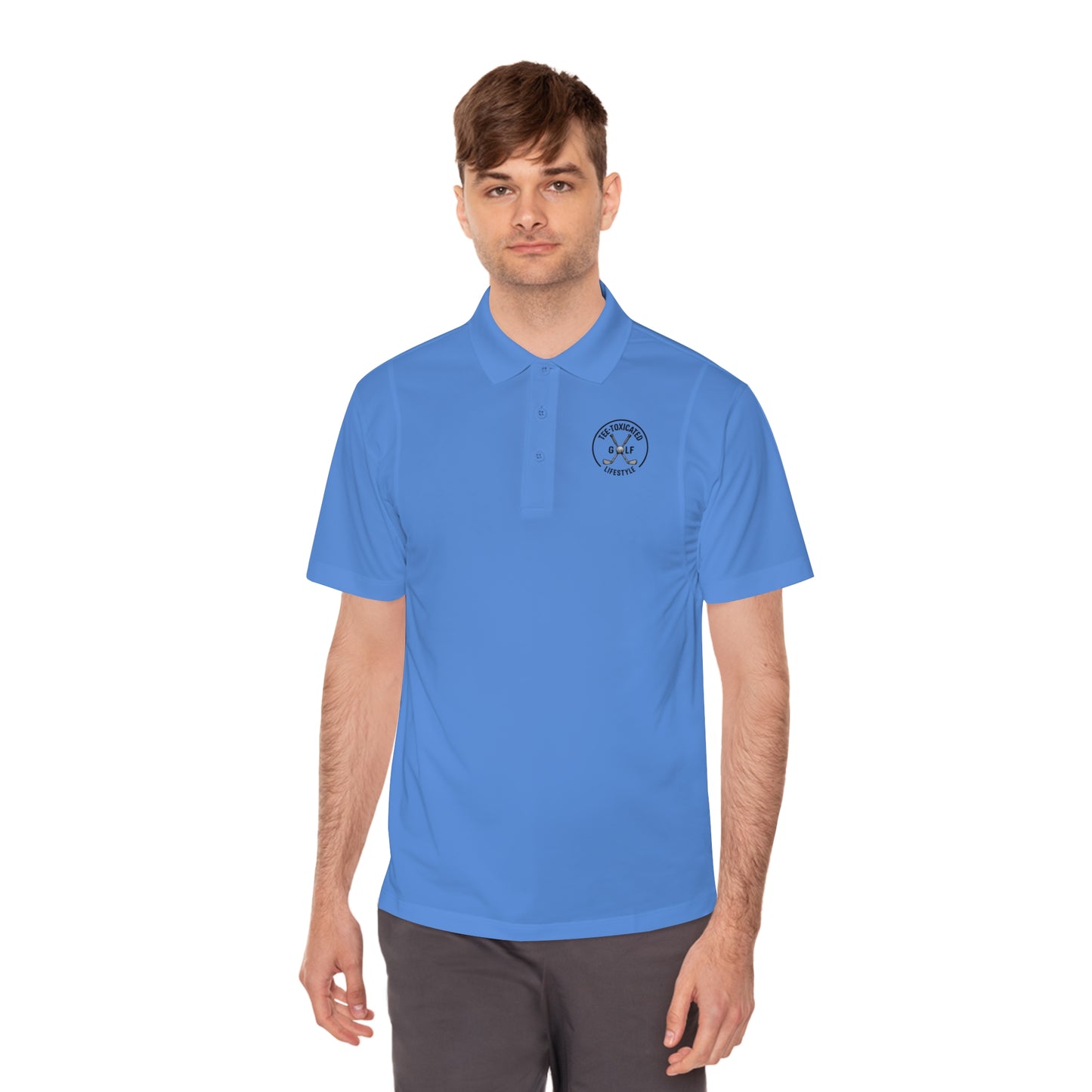 Tee‑Toxicated Performance Polo — On‑Course Comfort, Left‑Chest Logo