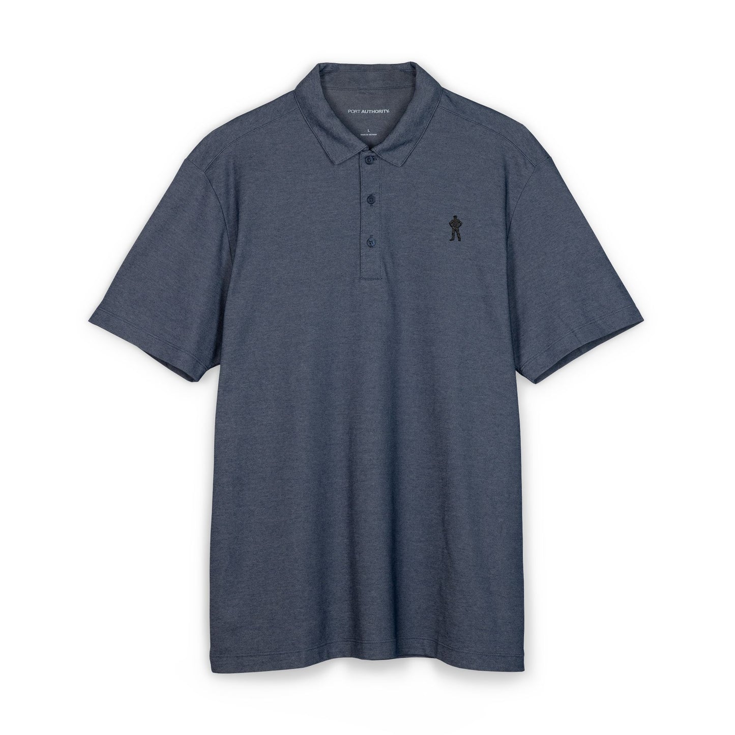 Tee‑Toxicated Performance Polo — Signature Silhouette Left‑Chest Logo