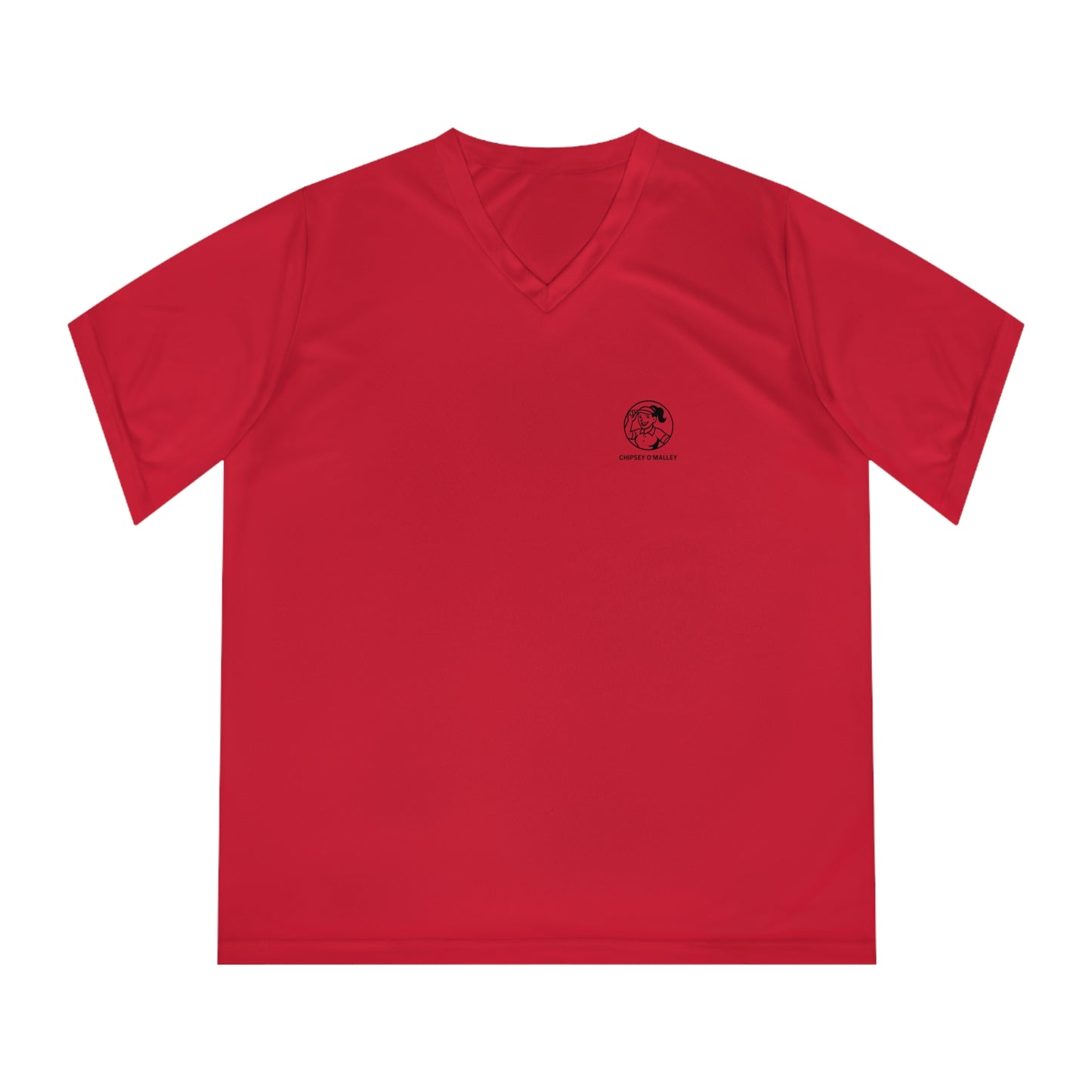 Women’s V‑Neck Performance Tee — Lightweight, UPF 40+, Clean Left‑Chest Emblem