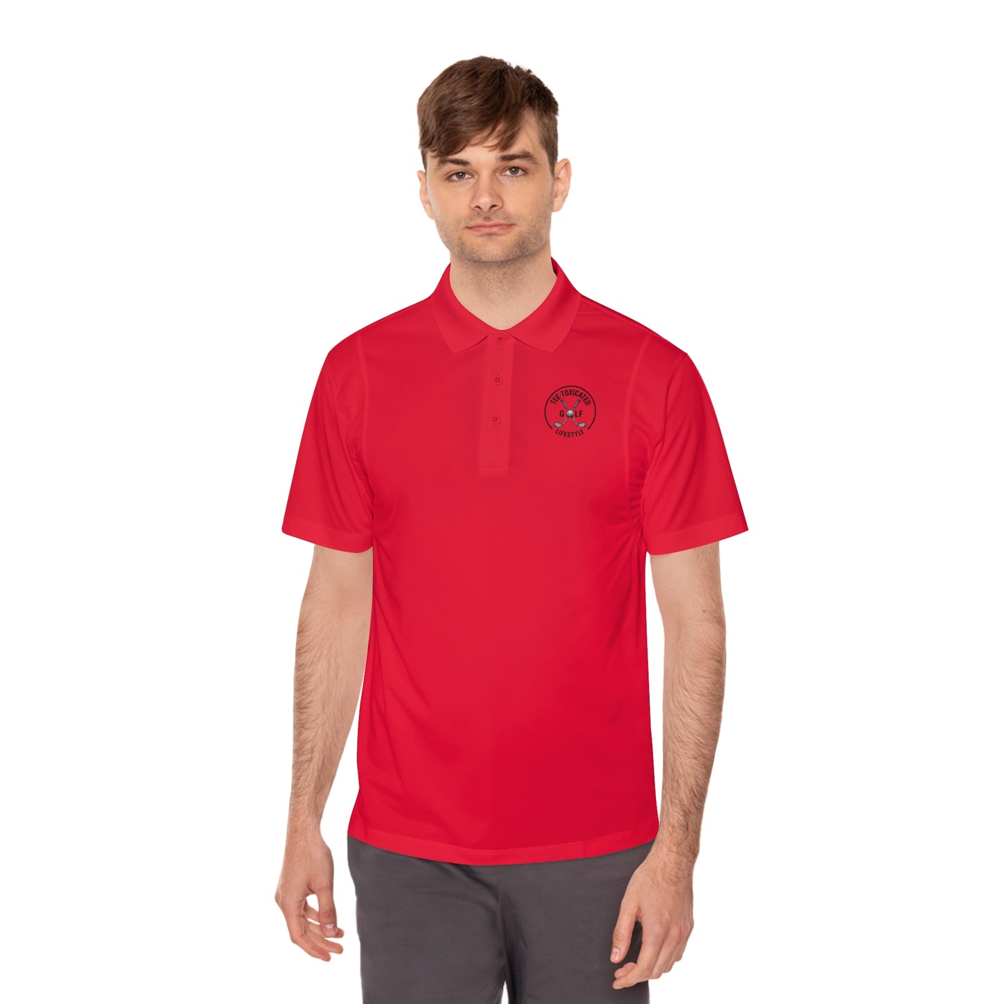 Tee‑Toxicated Performance Polo — On‑Course Comfort, Left‑Chest Logo