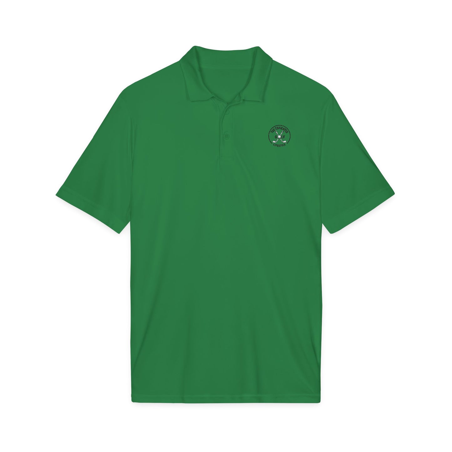 Tee‑Toxicated Performance Polo — On‑Course Comfort, Left‑Chest Logo