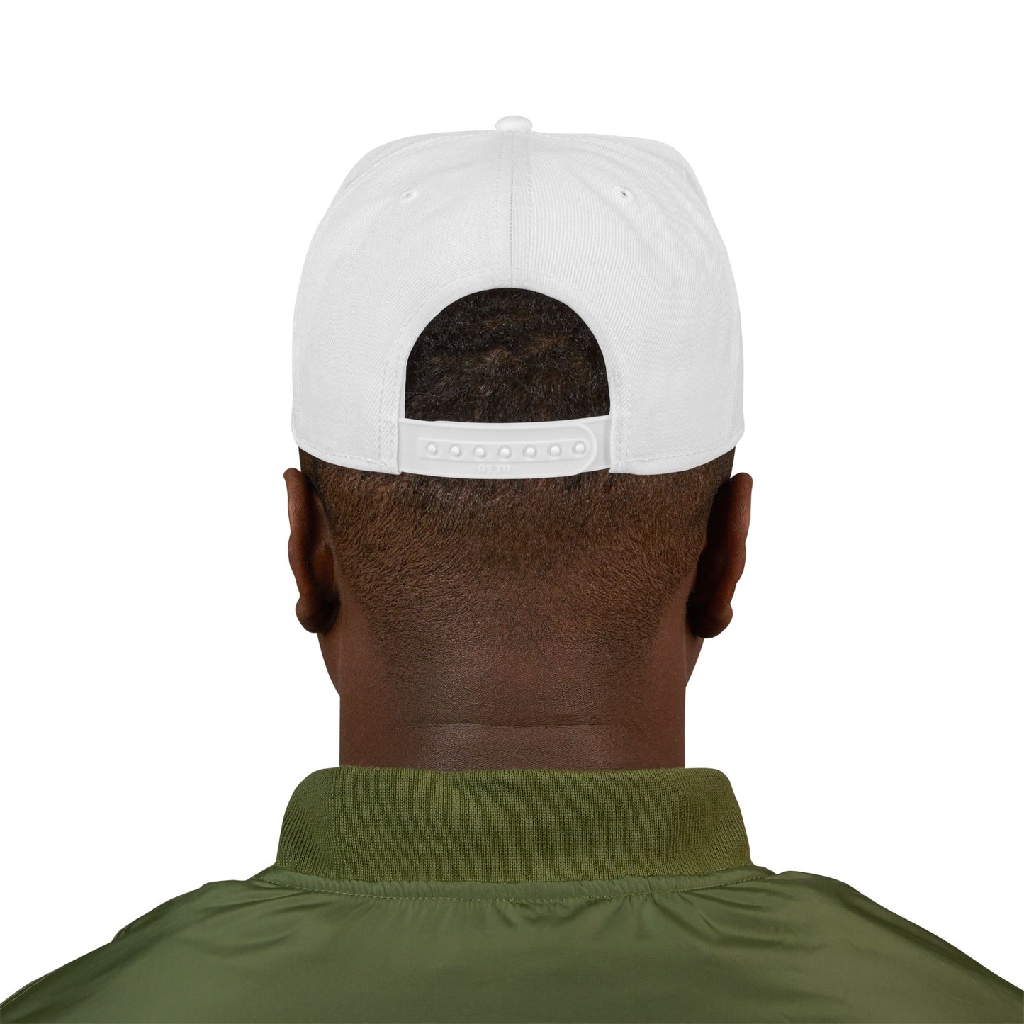 Premium Flat‑Brim Snapback — Structured Fit, Embroidered Patch