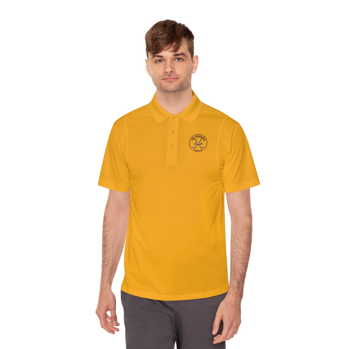 Tee‑Toxicated Performance Polo — On‑Course Comfort, Left‑Chest Logo