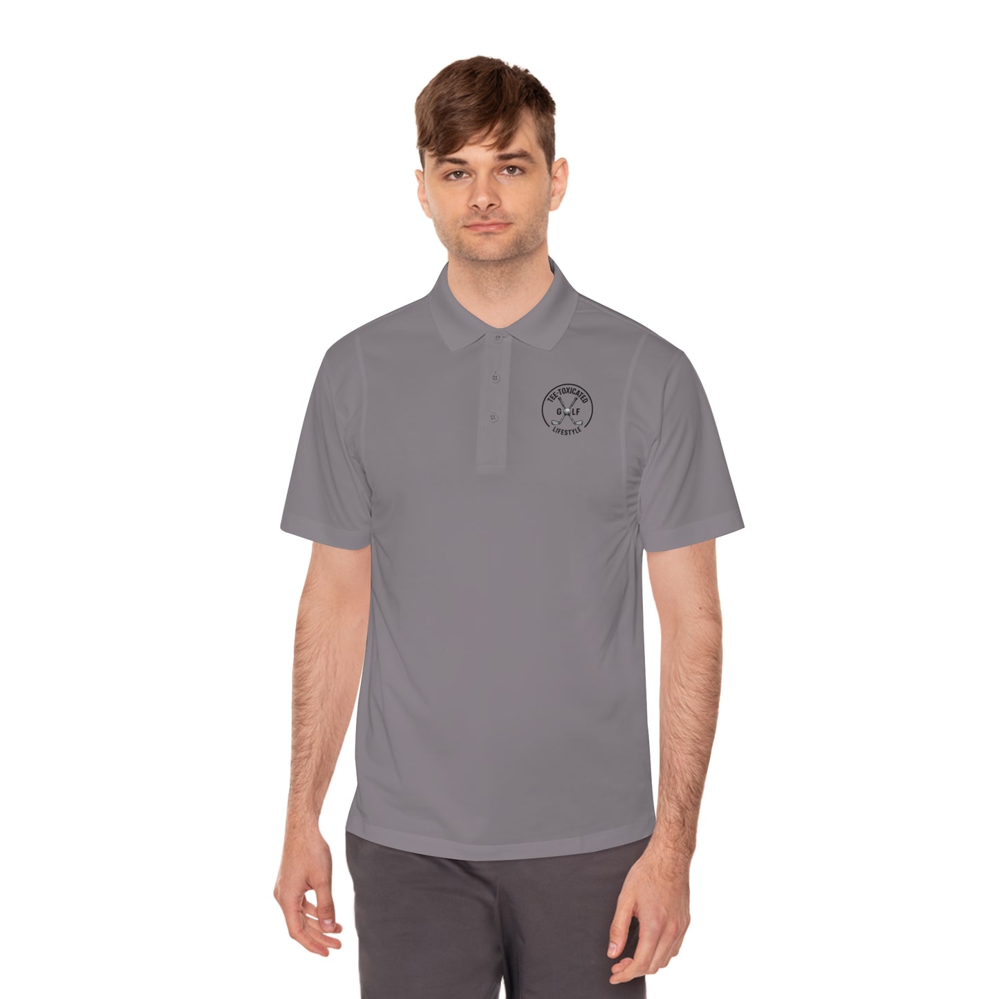 Tee‑Toxicated Performance Polo — On‑Course Comfort, Left‑Chest Logo