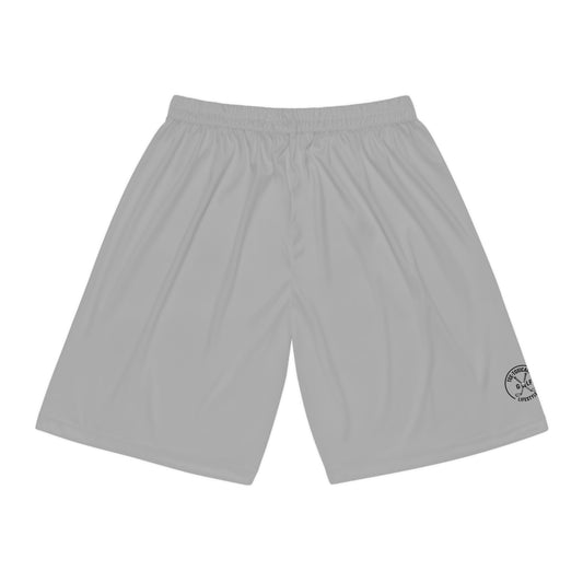 Tee‑Toxicated Golf Shorts | Minimal Gray Performance Hem‑Logo Edition