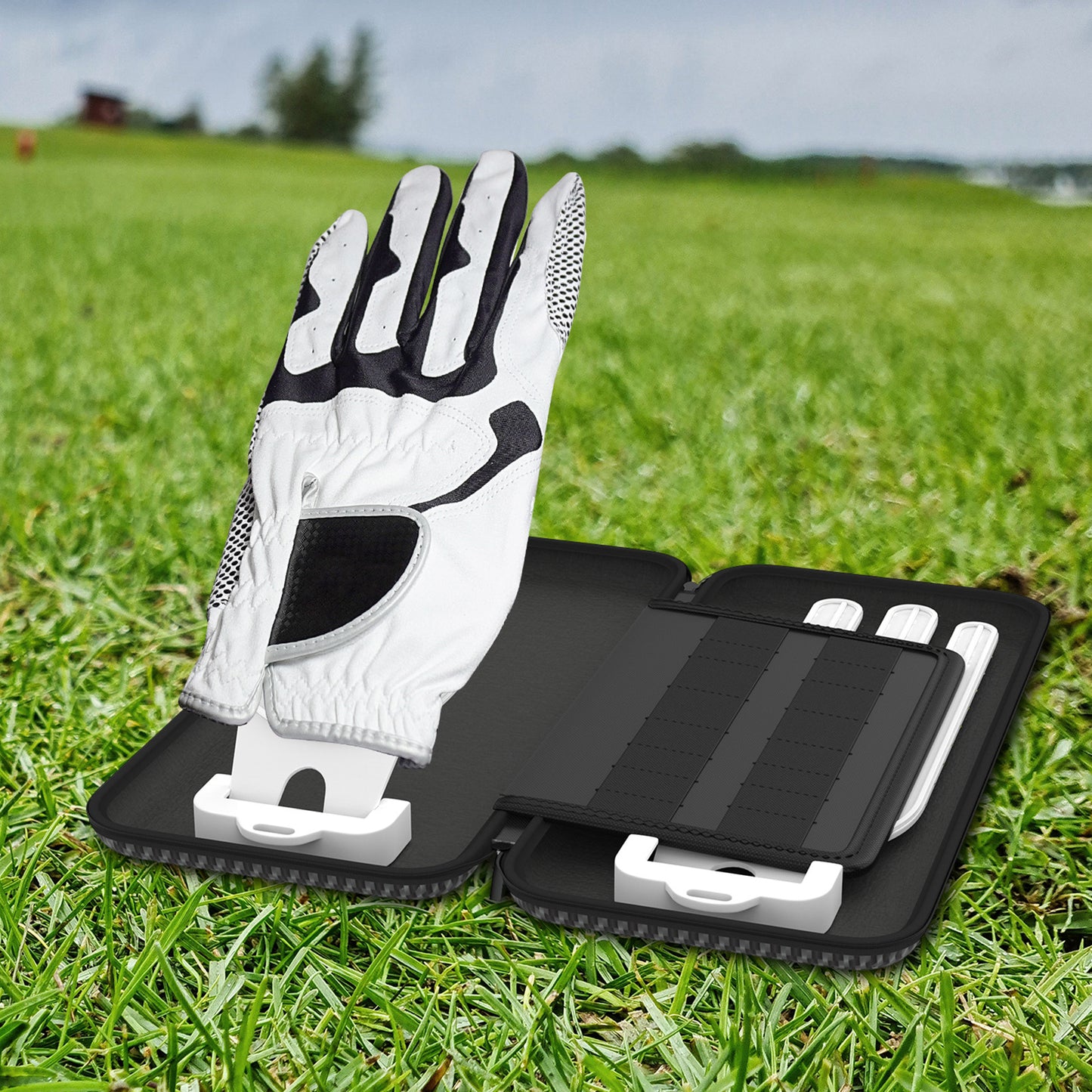 Double Golf Glove Storage Case