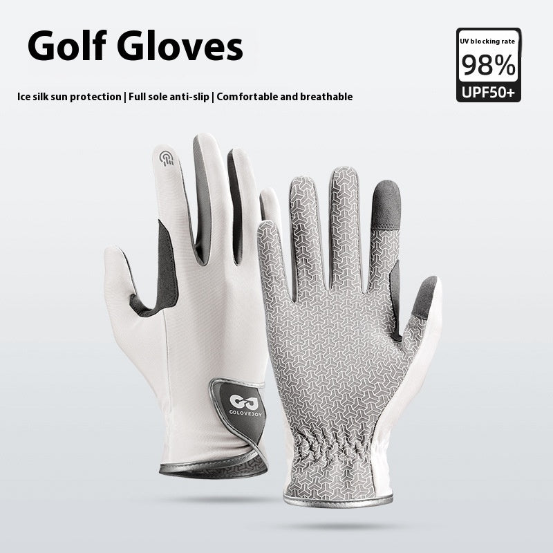Summer Ice‑Silk Golf Glove — Unisex