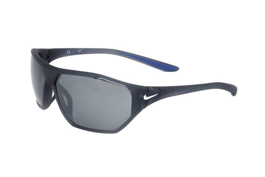 NIKE SUNGLASSES Mod. AERO DRIFT MATTE DARK GREY SILVER - Nike Max Optics lenses